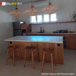 Kitchen Cabinet With Plywood Island