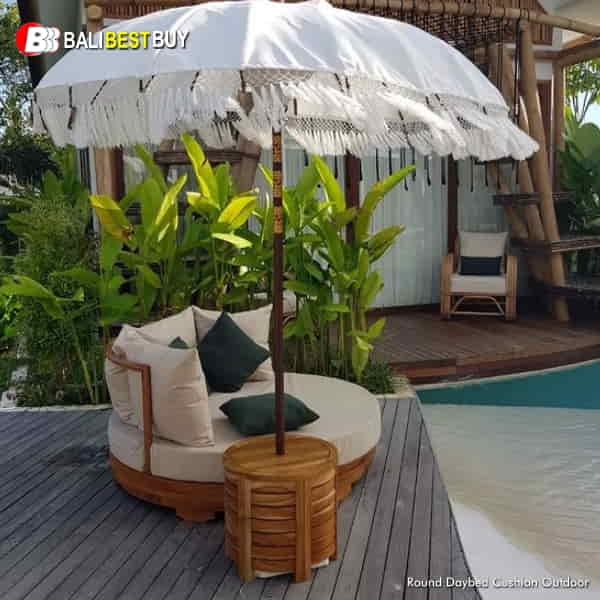 Round daybed cushion outdoor Bali Furniture