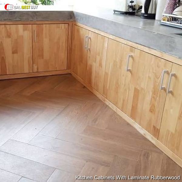 Kitchen Cabinets With Laminate Rubberwood