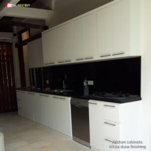 Kitchen cabinets with duco finishing