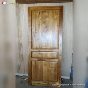 Wooden Door With Natural Finishing