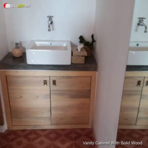 Vanity Cabinet With Solid Wood