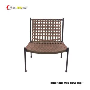 Relax chair with brown rope