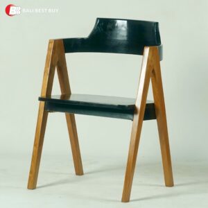 Black Duco Wooden Dining Chair