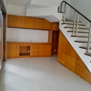 Staircase and Kitchen Cabinet