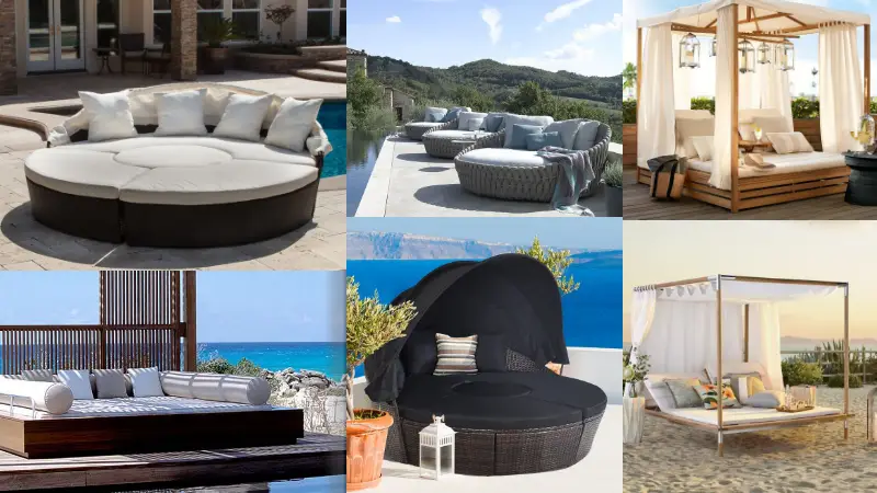 outdoor bali bed