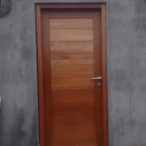 custom teak door