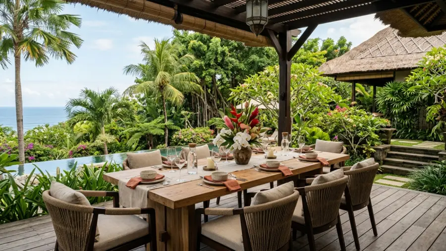 Outdoor Furniture Materials for Bali Weather