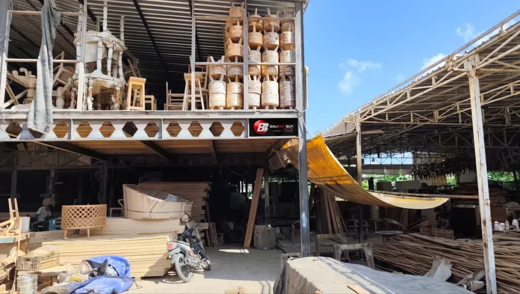 Furniture manufacturing workshop at Bali Best Buy Furniture in Bali